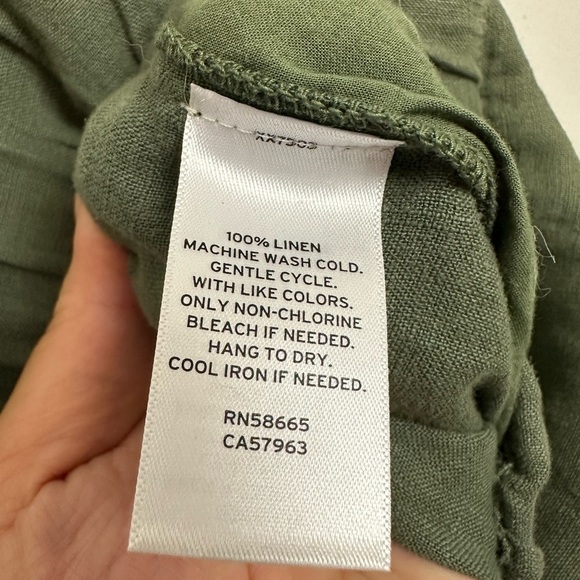 Caslon 100% Linen Pull on Style Tulip Hem Pants Sz 3X - Picture 9 of 11